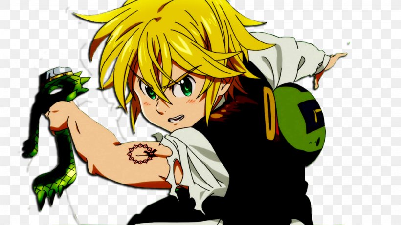 Meliodas The Seven Deadly Sins Anger, PNG, 1024x576px, Watercolor, Cartoon, Flower, Frame, Heart Download Free