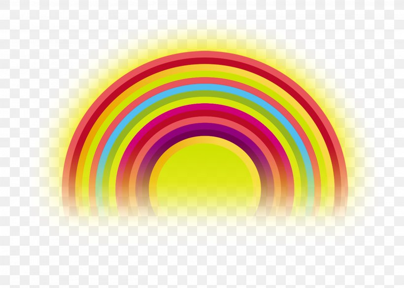 Rainbow Circle Cartoon Designer, PNG, 2801x2004px, Rainbow, Cartoon, Computer, Designer, Orange Download Free