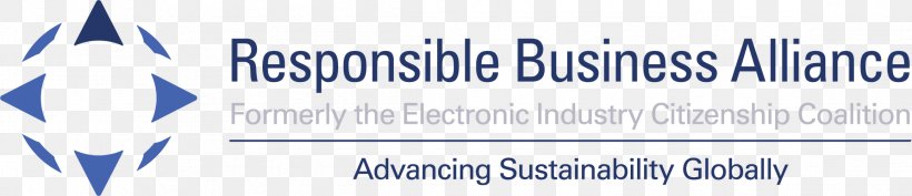 Responsible Business Alliance Corporate Social Responsibility Electronics Industry, PNG, 2314x500px, Corporate Social Responsibility, Area, Blue, Brand, Business Download Free