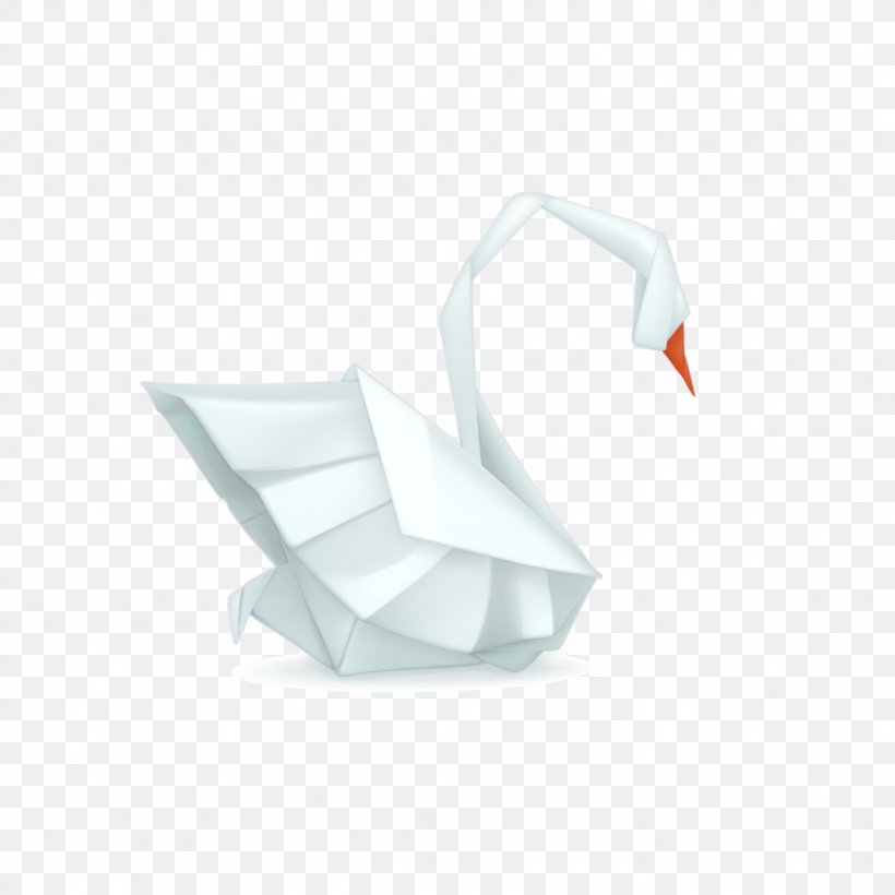 Cygnini Origami, PNG, 1024x1024px, Cygnini, Beak, Bird, Content Format, Coreldraw Download Free