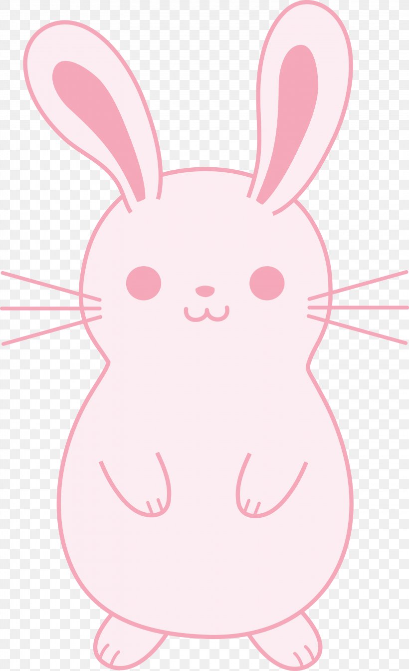 Easter Bunny Rabbit Black And White Clip Art, PNG, 3250x5328px, Easter Bunny, Black And White, Domestic Rabbit, Fictional Character, Hare Download Free