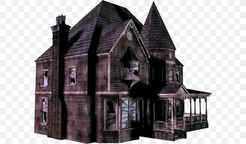 Haunted House Transparency Image, PNG, 593x480px, Haunted House, Building, Facade, Ghost, Haunted Attraction Download Free