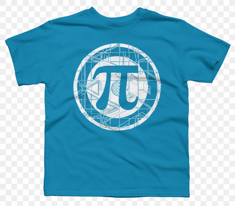 Printed T-shirt Number Pi Day, PNG, 1800x1575px, Tshirt, Active Shirt, Aqua, Azure, Blue Download Free