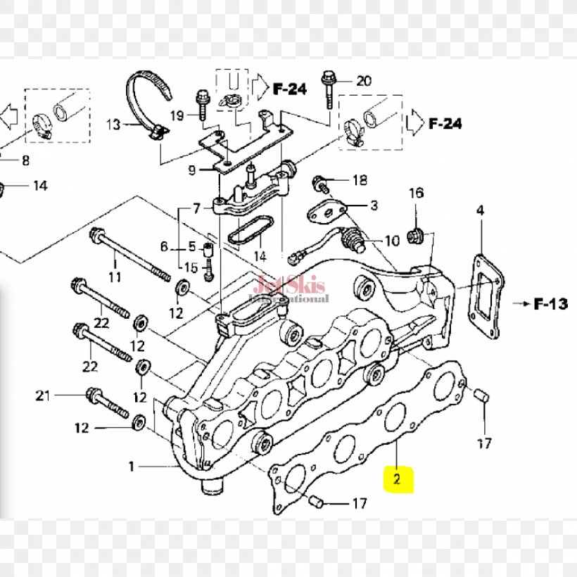 Honda Car Wiring Diagram Exhaust System Personal Water Craft, PNG ...