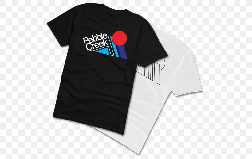 T-shirt Sleeve Logo Pebble Creek, PNG, 529x516px, Tshirt, Active Shirt, Black, Black M, Brand Download Free