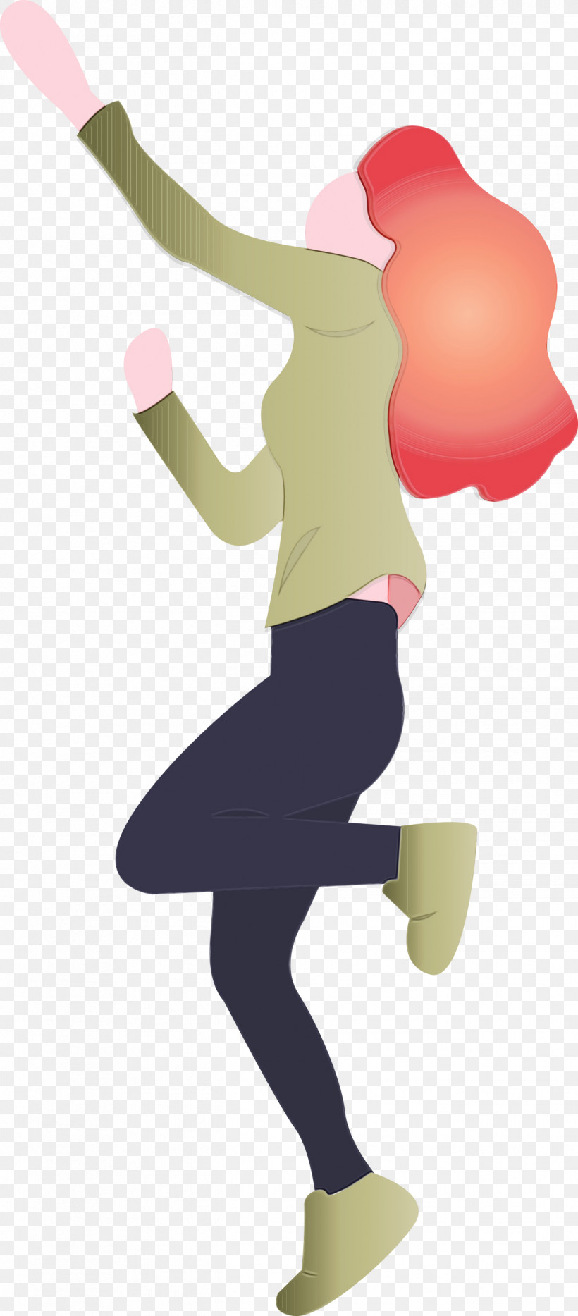 Cartoon Standing Running Dance, PNG, 1317x3000px, Watercolor, Cartoon, Dance, Paint, Running Download Free