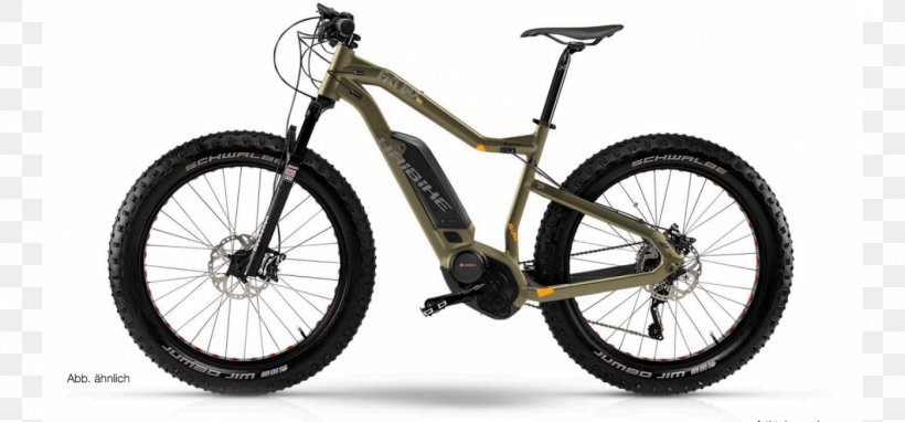 Electric Bicycle Fatbike Haibike Mountain Bike, PNG, 1500x700px, Electric Bicycle, Automotive Exterior, Automotive Tire, Automotive Wheel System, Bicycle Download Free