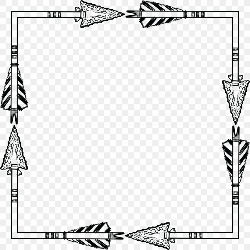 Picture Frames Clip Art, PNG, 4000x4000px, Picture Frames, Area, Black, Black And White, Body Jewelry Download Free
