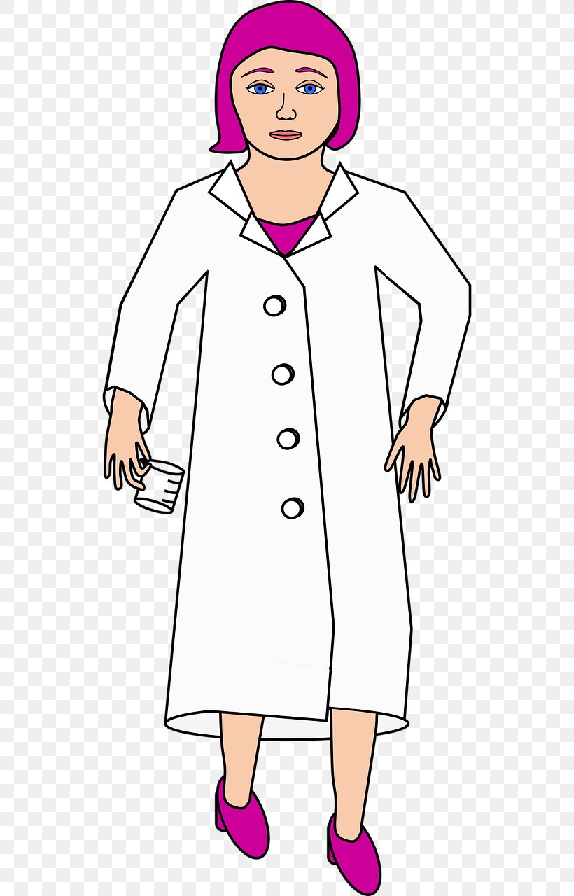 Scientist Science Woman Clip Art, PNG, 640x1280px, Watercolor, Cartoon, Flower, Frame, Heart Download Free