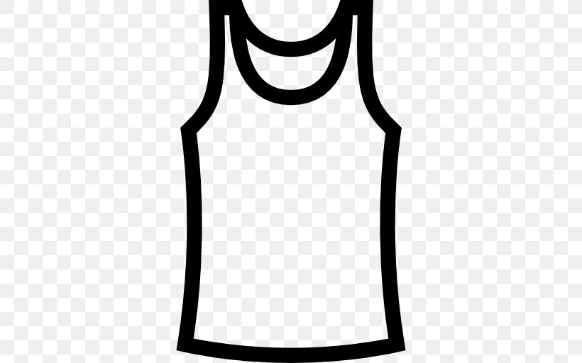 T-shirt Sleeveless Shirt, PNG, 512x512px, Tshirt, Black, Black And White, Clothing, Dress Download Free