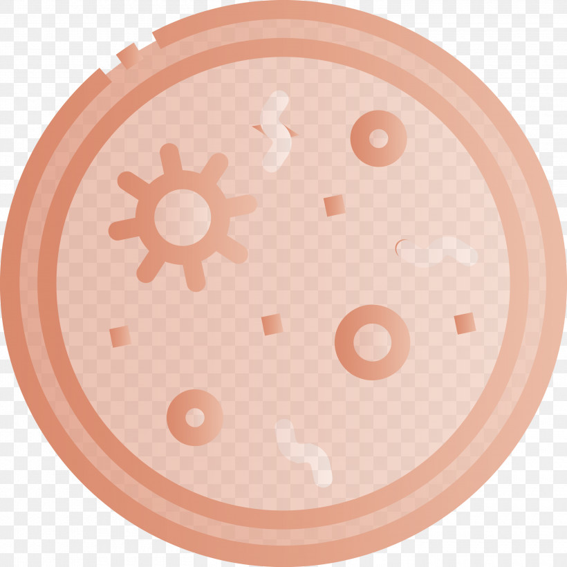 Bacteria Germs Virus, PNG, 3000x3000px, Bacteria, Circle, Germs, Orange, Peach Download Free