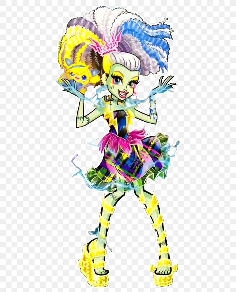Frankie Stein Monster High Doll Lagoona Blue Silvi, PNG, 463x1015px, Watercolor, Cartoon, Flower, Frame, Heart Download Free
