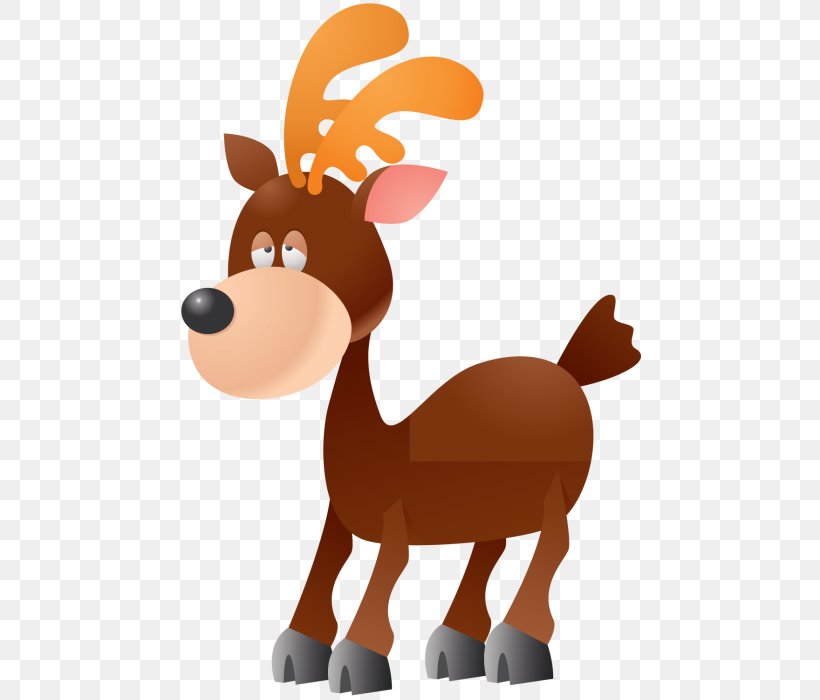 Reindeer Rudolph Moose Clip Art, PNG, 466x700px, Deer, Antler ...