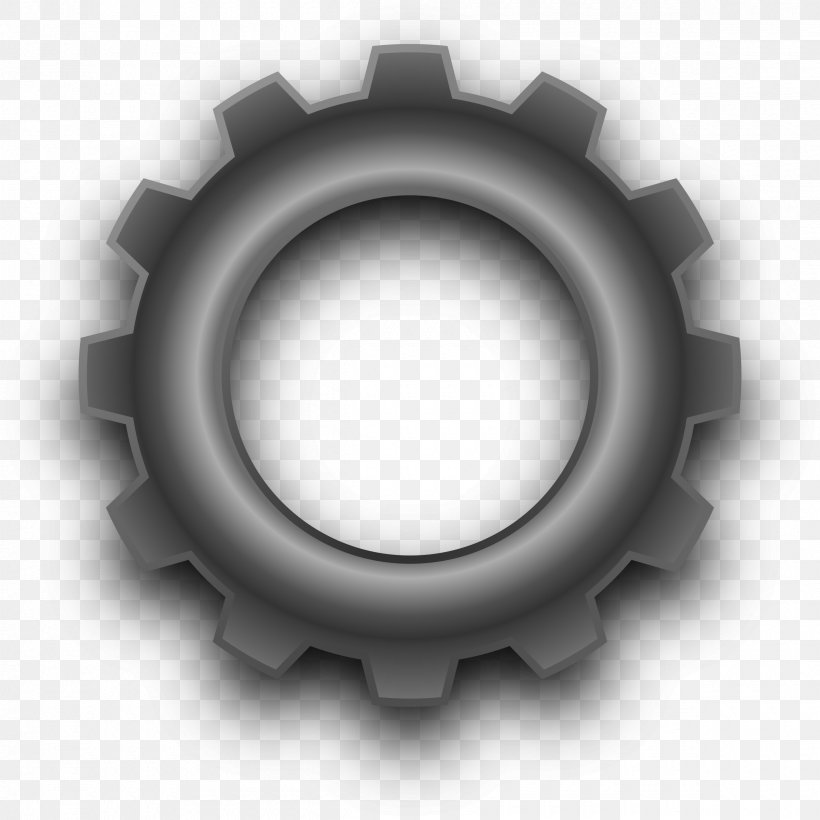 Gear Sprocket Metal Clip Art, PNG, 2400x2400px, Gear, Automotive Tire, Hardware, Hardware Accessory, Mechanism Download Free