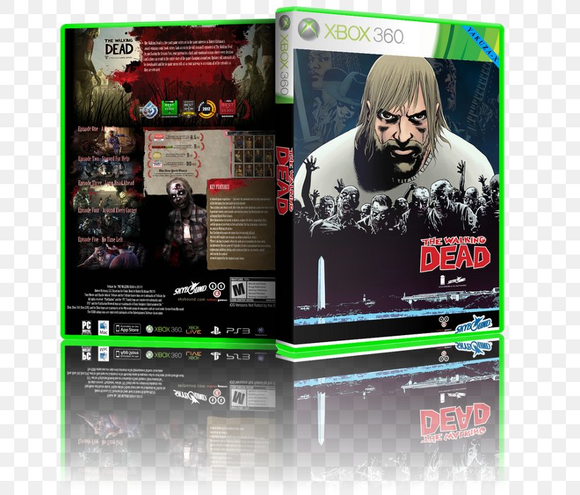 Xbox 360 Charlie Adlard The Walking Dead Display Advertising, PNG, 700x700px, Xbox 360, Advertising, Calendar, Charlie Adlard, Cliff Rathburn Download Free