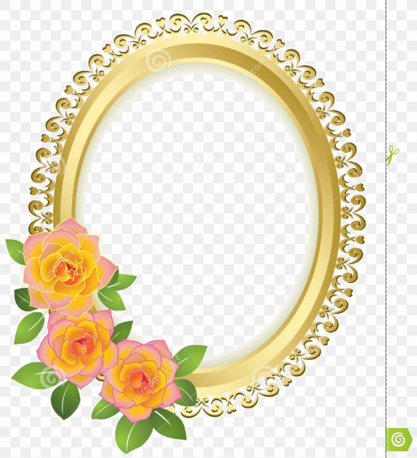 Borders And Frames Picture Frames Gold Flower, PNG, 931x1024px, Borders And Frames, Body Jewelry, Cut Flowers, Decorative Arts, Floral Design Download Free