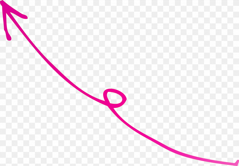 Curved Arrow, PNG, 3000x2081px, Curved Arrow, Line, Magenta, Pink Download Free