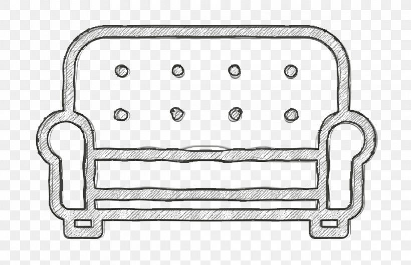 Linear Household Elements Icon Sofa Icon, PNG, 1244x804px, Sofa Icon, Bathroom, Black, Black And White, Car Download Free