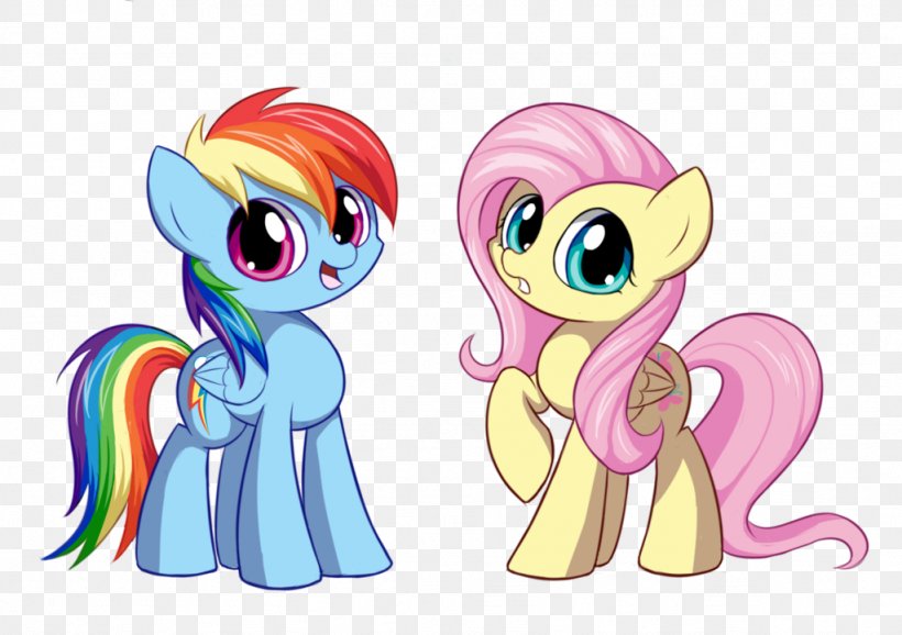Pony Fluttershy Rainbow Dash Princess Celestia Rarity, PNG, 1024x722px, Watercolor, Cartoon, Flower, Frame, Heart Download Free
