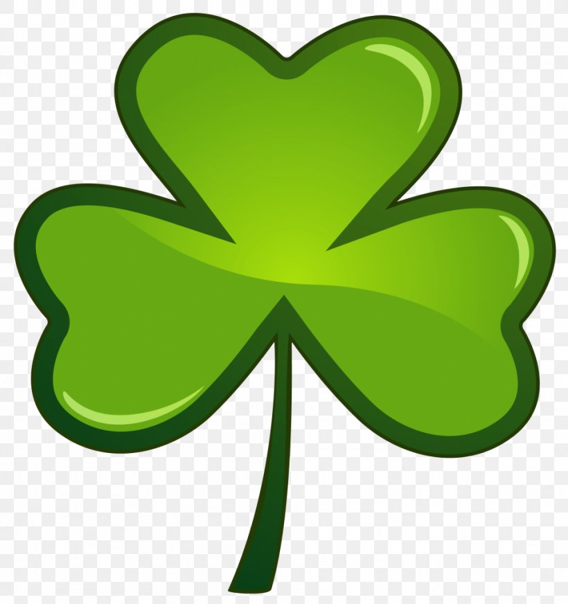Shamrock Four-leaf Clover Saint Patrick's Day Illustration, PNG, 962x1024px, Shamrock, Clover, Fourleaf Clover, Grass, Green Download Free