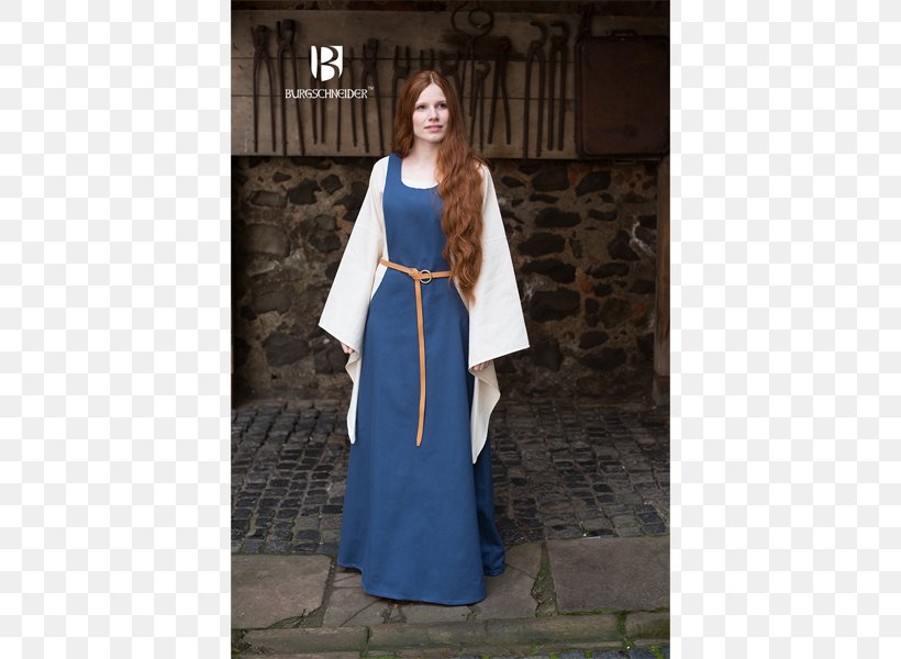 Middle Ages Blue Surcoat Dress Sleeve, PNG, 600x600px, Middle Ages, Bliaut, Blue, Clothing, Clothing Sizes Download Free