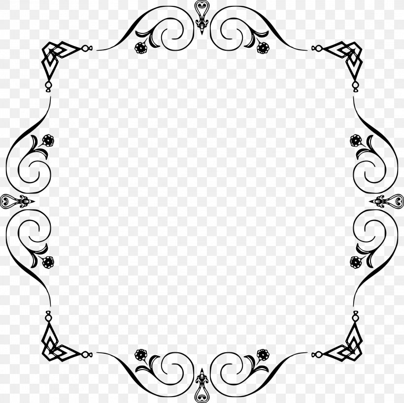 Picture Frames Clip Art, PNG, 2294x2294px, Picture Frames, Area, Artwork, Black And White, Blog Download Free