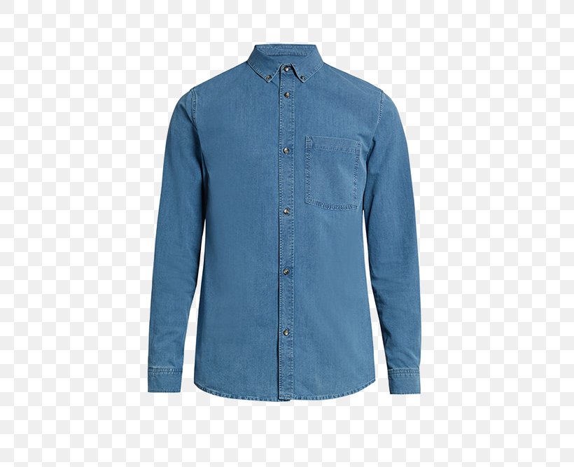 Denim Sleeve Shirt Clothing Fashion, PNG, 500x667px, Denim, Apc, Blue, Button, Casual Attire Download Free