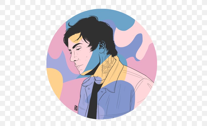 Frank Iero And The Patience My Chemical Romance Punk Rock Riot Fest, PNG, 500x500px, Watercolor, Cartoon, Flower, Frame, Heart Download Free