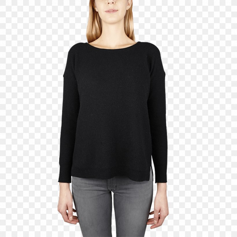 Long-sleeved T-shirt Long-sleeved T-shirt Sweater Clothing, PNG, 900x900px, Sleeve, Arm, Black, Blouse, Cardigan Download Free