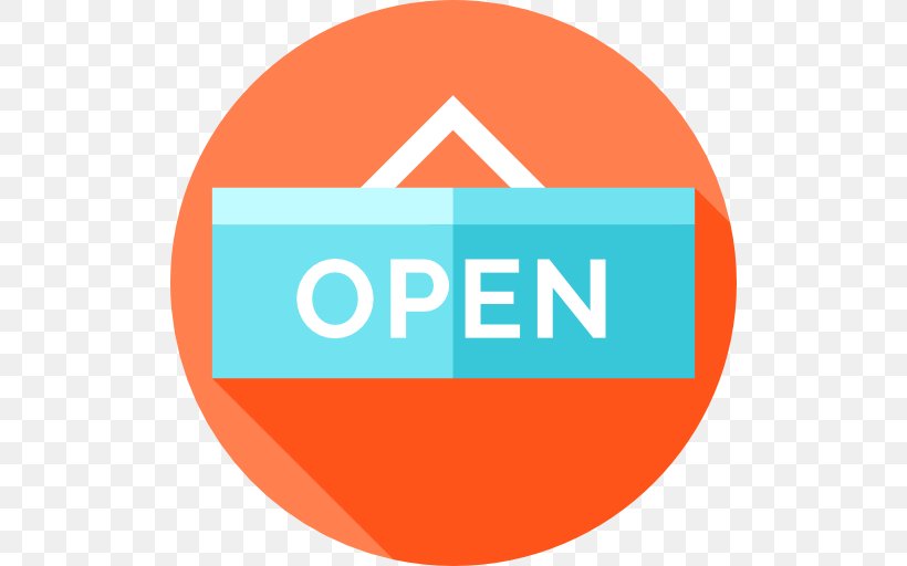 Open For Business, PNG, 512x512px, Information, Area, Brand, Logo, Orange Download Free