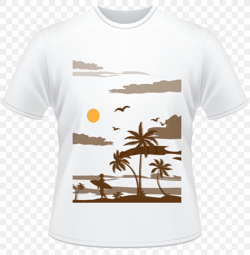 T-shirt Clothing Silhouette, PNG, 1038x1061px, Tshirt, Bag, Brand, Clothing, Coconut Download Free