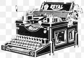 Typewriter - Typewriter Love's A Stage The Anatomy Theater Business Cards Clip Art PNG