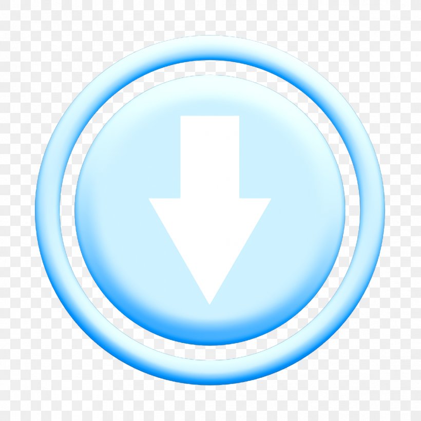 Arrow Icon Down Icon, PNG, 1112x1112px, Arrow Icon, Down Icon, Electric Blue, Emblem, Logo Download Free