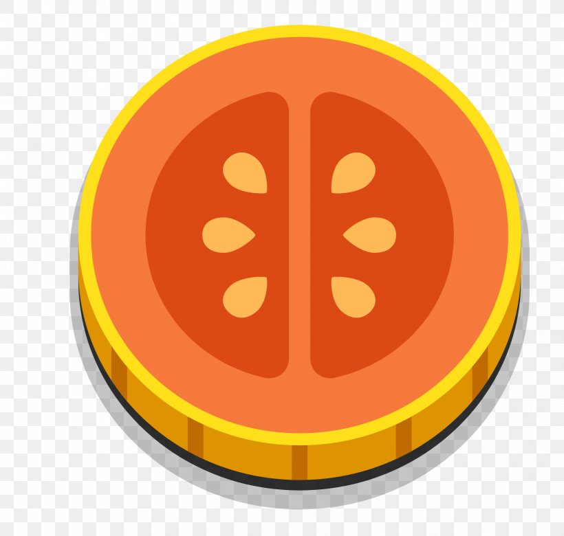 Cartoon Melon Cross-section, PNG, 2471x2351px, Fruit, Orange, Royaltyfree, Symbol, Yellow Download Free