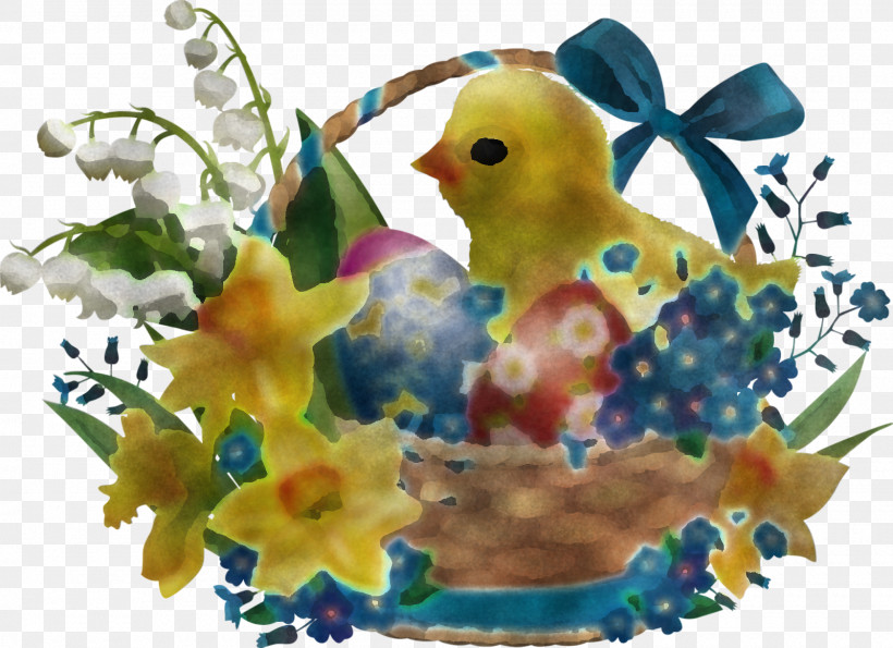 Cute Easter Basket With Eggs Happy Easter Day Basket, PNG, 1600x1162px, Cute Easter Basket With Eggs, Basket, Bird, Bluebird, Ceramic Download Free