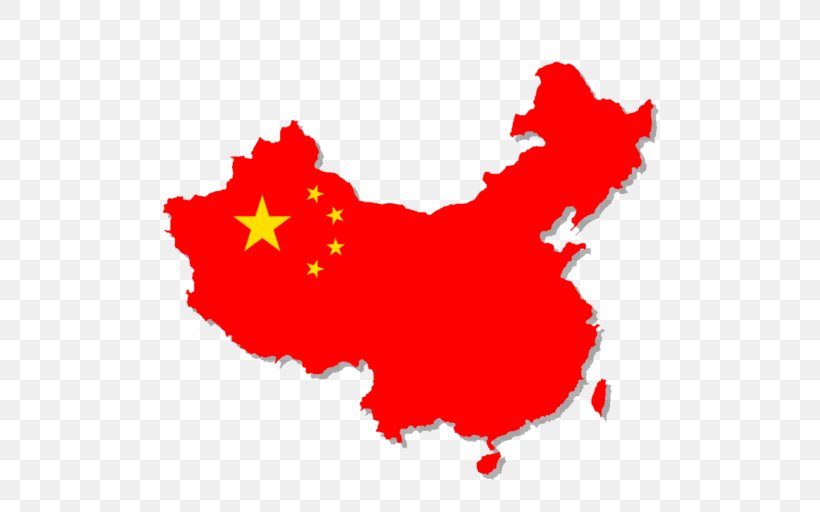 Flag Of China Vector Graphics Stock Illustration Map, PNG, 512x512px, China, Blank Map, Flag, Flag Of China, Map Download Free