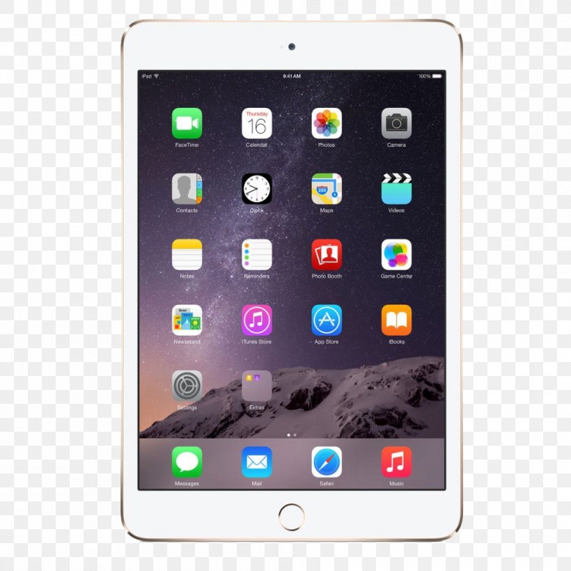 IPad Mini 3 IPad Air 2 Apple Retina Display, PNG, 1000x1000px, Ipad Mini 3, Apple, Cellular Network, Communication Device, Computer Download Free