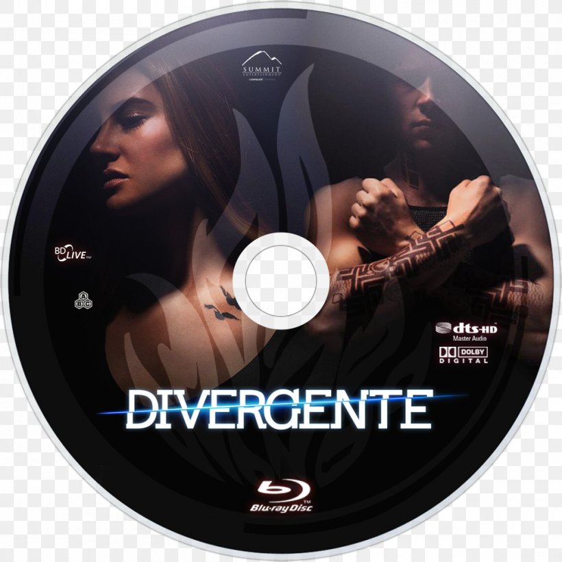 The Divergent Series Compact Disc Blu-ray Disc Film, PNG, 1000x1000px, Divergent, Bluray Disc, Casting, Compact Disc, Data Storage Device Download Free