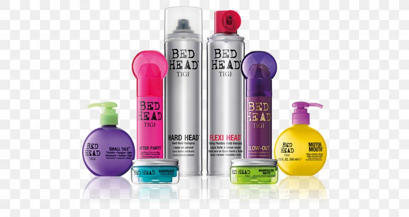 Bed Head Hairdresser Hair Spray Product, PNG, 1134x604px, Bed Head, Bottle, Cosmetics, Glass Bottle, Hair Download Free