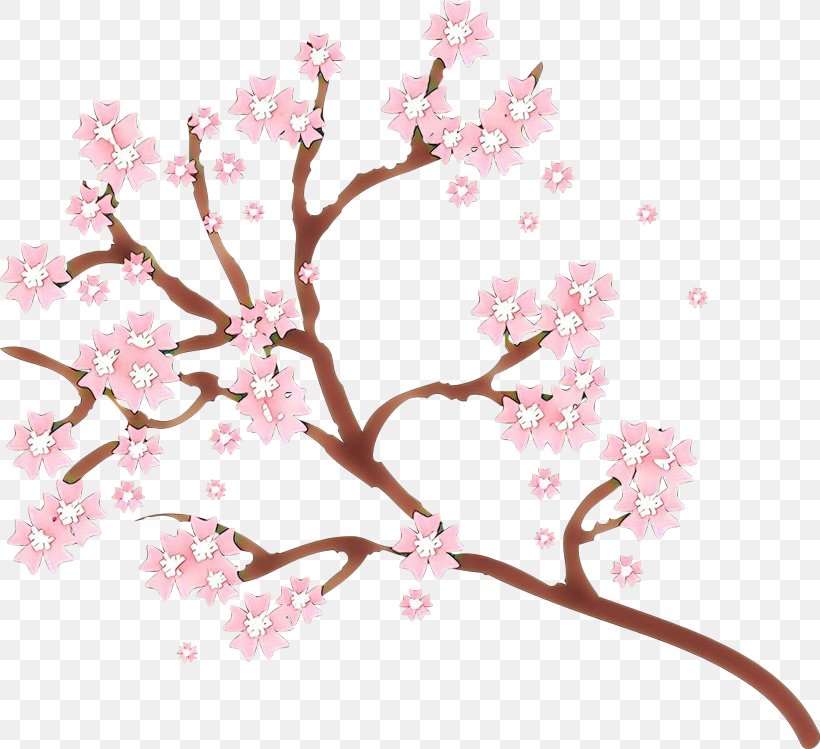 Cherry Blossom, PNG, 820x749px, Cartoon, Blossom, Branch, Cherry Blossom, Flower Download Free