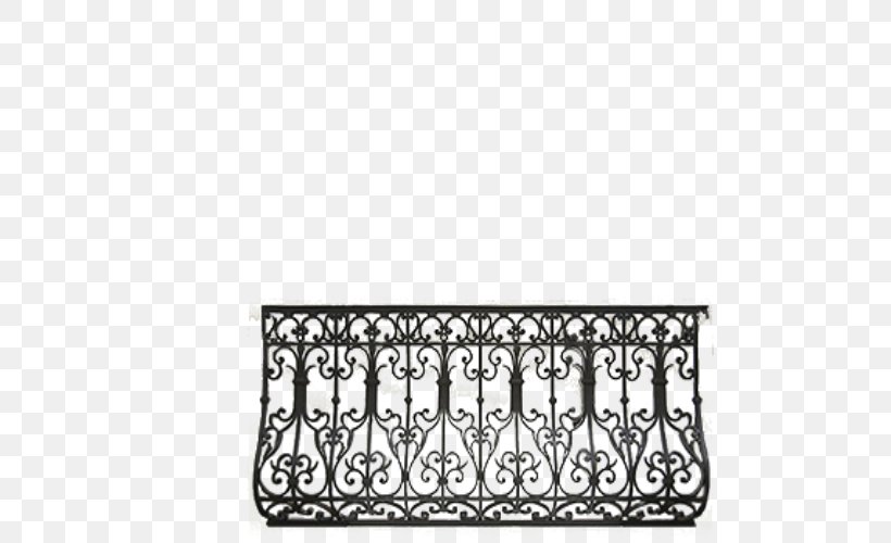Handrail Balcony Wrought Iron Stairs, PNG, 500x500px, Handrail, Area, Balcony, Black, Black And White Download Free
