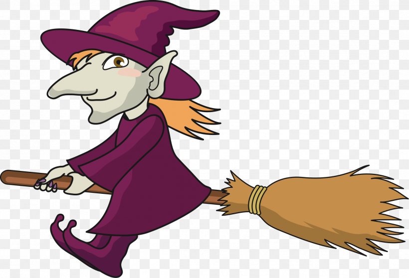 Illustration Clip Art Image Witch Vector Graphics, PNG, 2396x1631px, Witch, Animated Cartoon, Animation, Broom, Cartoon Download Free