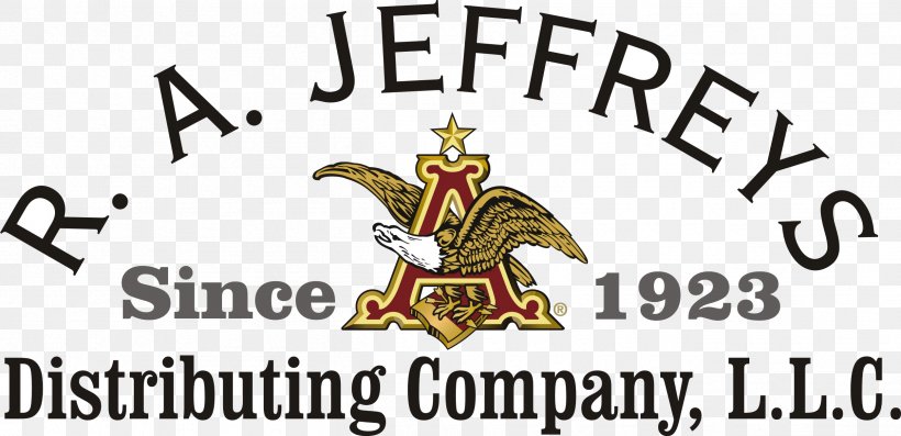 R A Jeffreys Distributing Co Logo Organization Brand Font, PNG, 2508x1217px, Logo, Brand, Brewery, Crest, Mammal Download Free