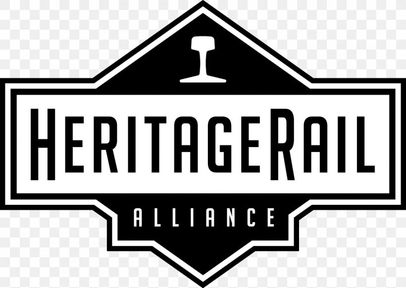 Rail Transport HeritageRail Alliance Logo Locomotive, PNG, 1150x817px, Rail Transport, Alliance, Area, Black And White, Brand Download Free