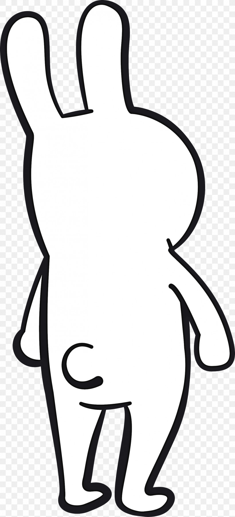 Line Art Monochrome / M Dog Meter Line, PNG, 1363x3000px, Cartoon Rabbit, Biology, Cute Rabbit, Dog, Line Download Free