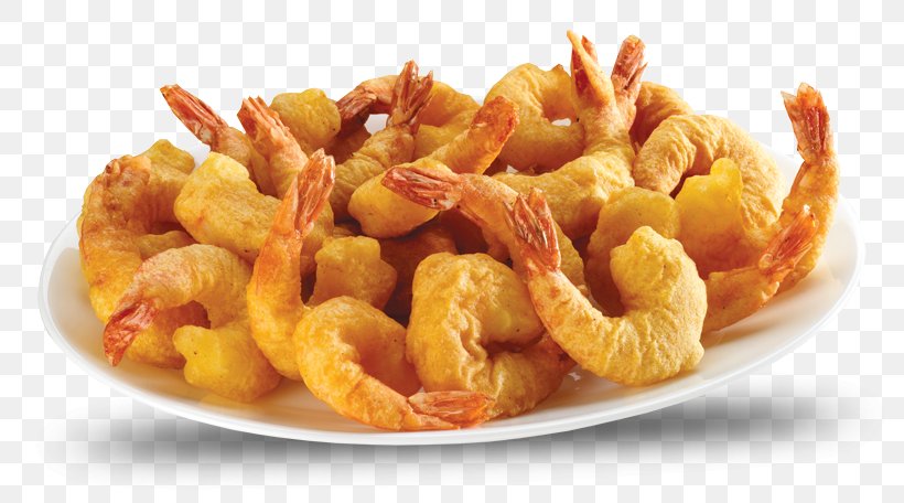 fried shrimp with french fries