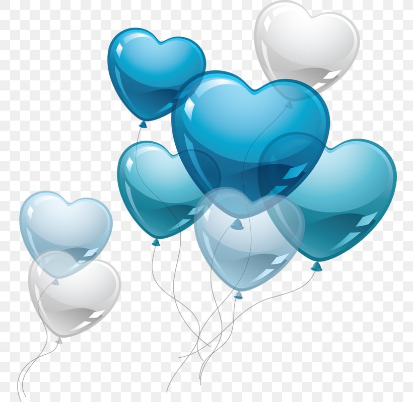 Heart Valentines Day Balloon Clip Art, PNG, 756x800px, Heart, Azure, Balloon, Blue, Color Download Free