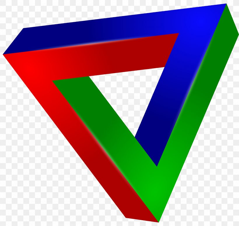 Penrose Triangle Optical Illusion Color, PNG, 1280x1212px, Penrose Triangle, Area, Brand, Color, Eye Download Free