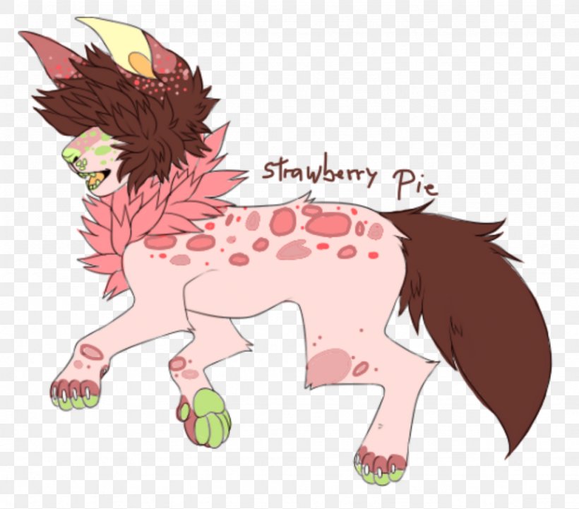 Pony Mustang Strawberry Pie Pack Animal, PNG, 1024x901px, Watercolor, Cartoon, Flower, Frame, Heart Download Free
