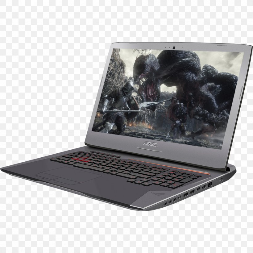 Laptop Intel Core I7 Gaming Notebook-G752 Series NVIDIA GeForce GTX 1070, PNG, 1000x1000px, Laptop, Asus, Central Processing Unit, Computer, Electronic Device Download Free